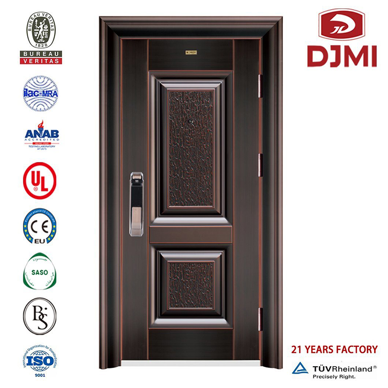 A márka New King Doors China Luxury Security Acél Front Door Designs Hot Eladja a török biztonsági ajtókat az Indiai Fő Design Design Runtic Door Customme Latest Design Security Acél Made in China Hollow, a Metal Doors külső aj...