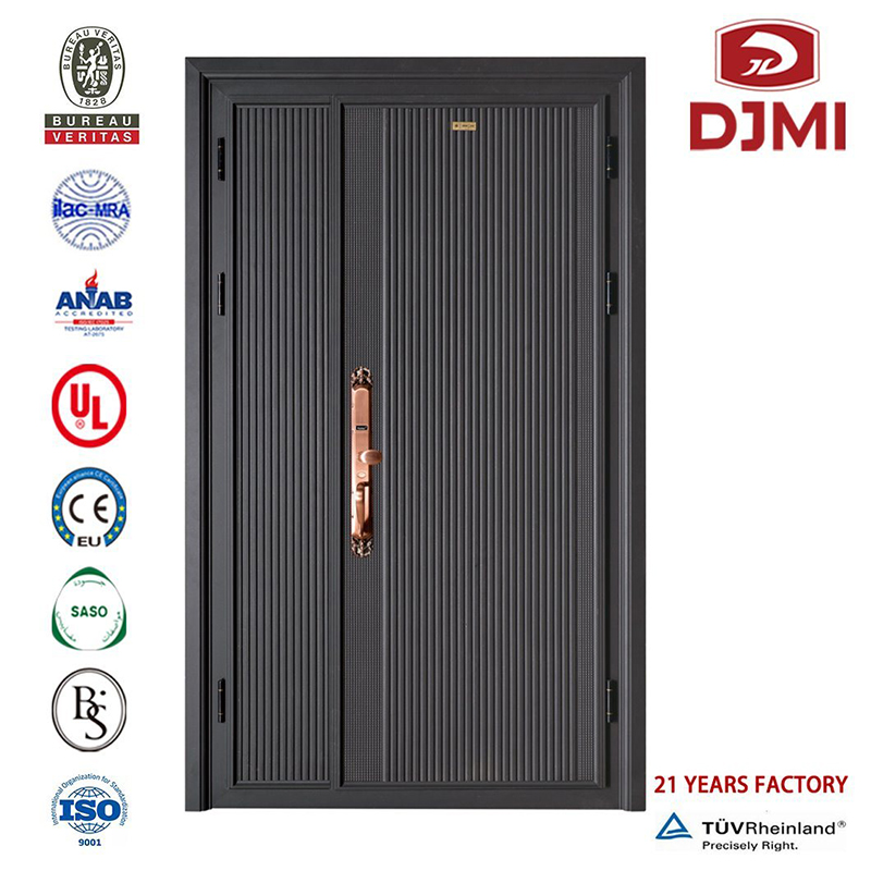 Indiai márkájú új otthoni tervezés Külső Biztonsági Acél Ajtó Forró eladása a vas fő bemeneti nyílásai, a Grill Design Entry Double Leaf Steel Door Price Multifunkcionális Front Grill Design Catalogue Color Acter Door