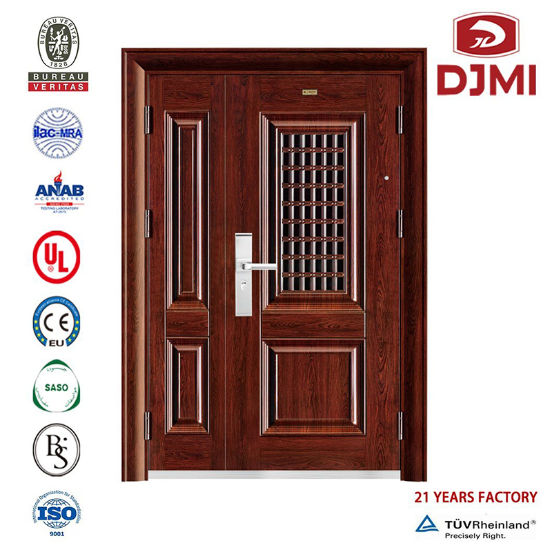 Professzionális China Supplier Cheap Acél Security Entry Exterior Metal Door SlabsNew China Suppler Exterior Security Security Design Külső Acél Ajtó Új Helyi Design India Külső Biztonságos Acél Ajtó