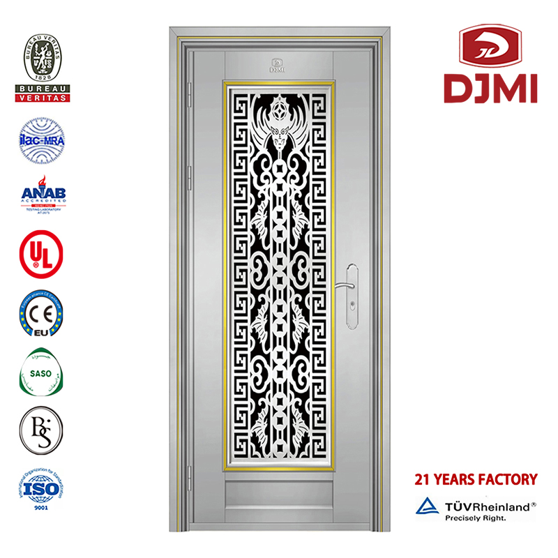 Stainless Steel Main Design Double Door High S China House Design Commercial Double Exterior Doors Top Quality Stainless Steel Entry Door Olcsó Külső Biztonsági Ajtó nagykereskedelmi kereskedelmi árak Belépése Stainless Steel Hou...