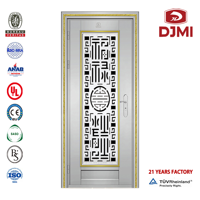 Hand Lock Stainless Steel Chinese Factory Security (Bd) Grill Stainless Steel Main Design Double High S China House Design Commercial Double Exterior Doors Design Top Quality Stainless Steel Door