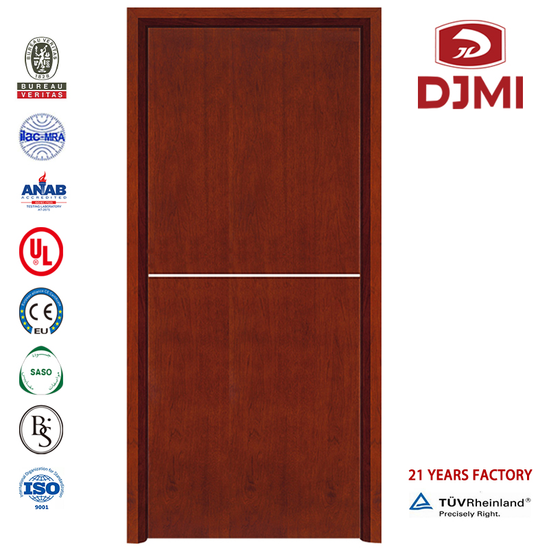 Chinese Factory Flat Safety Design Door for Proof Fire Rated Apartman Doors High Quality Main Safety Wood Fire Wood Design Solid Timber Doors új beállítások Ul Listed Frame and Leaf Resisdent Wood Door tűzzel számított kilépő aj...