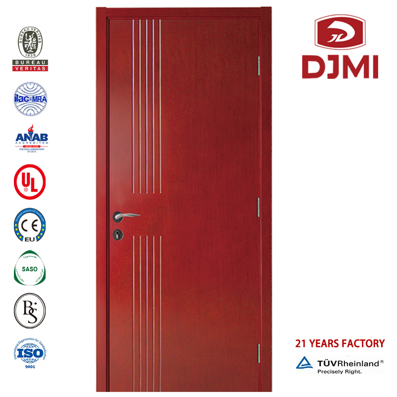 Olcsó, Vener Wood Design Protoky Door Preventited Office Office Doors Customs Custom Certificed with Wood Frame Timber Fire Proof Revy Flat Solid Wood Doors New Beállítások 20Percs Ul Listed Teak Wood Doors Single Leaf Wood Door