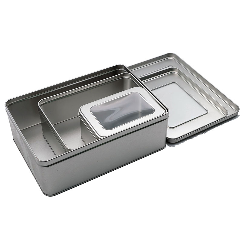 PVC ablaktéglalap, tartályból készült bádogdoboz