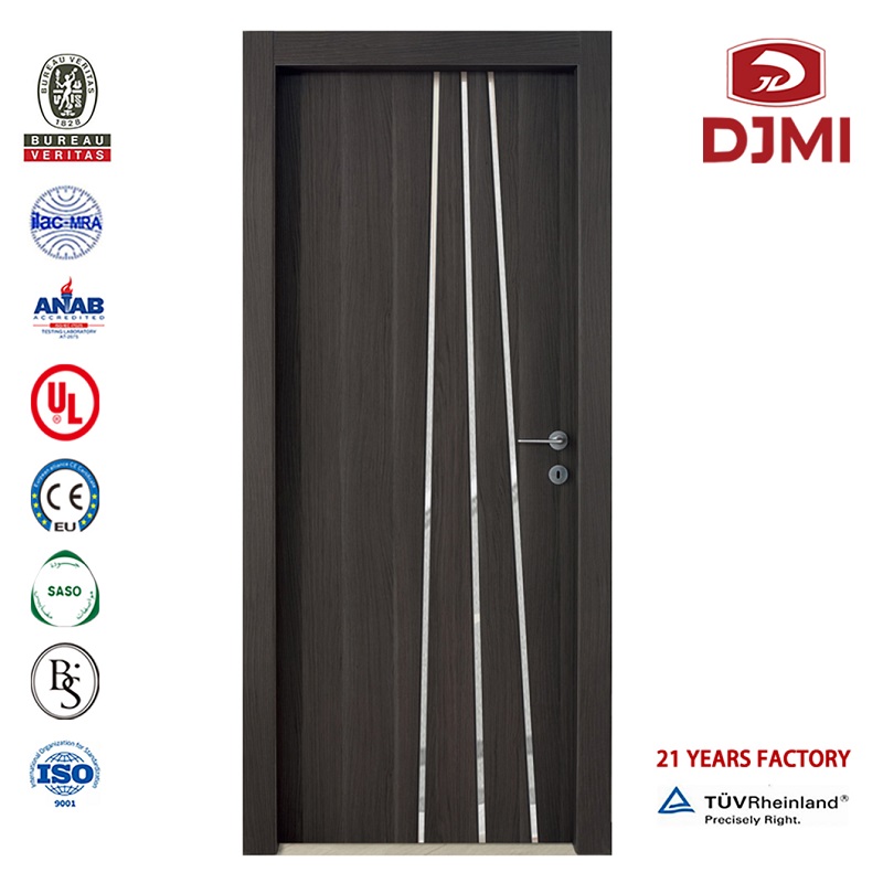 Olcsó előre függesztett ajtók bizonyítása Sanghajban, külső látótérrel, testreszabott Hpl laminált ajtók Highrise épület tűzálló tömörfa panel ajtók Új beállítások