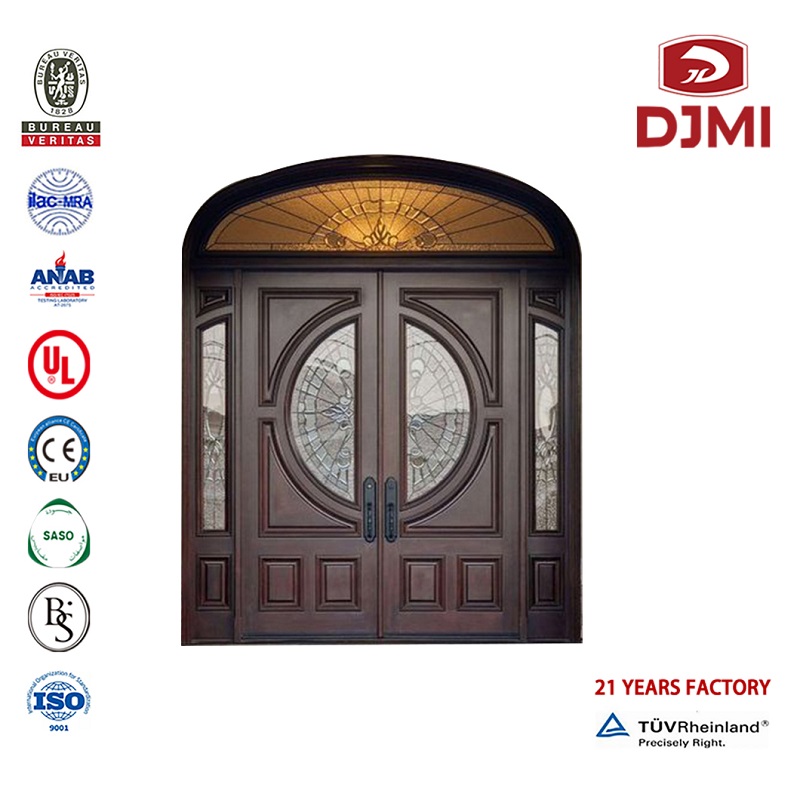 Egyedi Szilárd Ajtók Pajta Ajtó fa Új beállítások Magas minőségi fő belső ajtók, fa- és Kínai Faktor Üveg Fa Design Művészeti csúszás fekete keret fa
