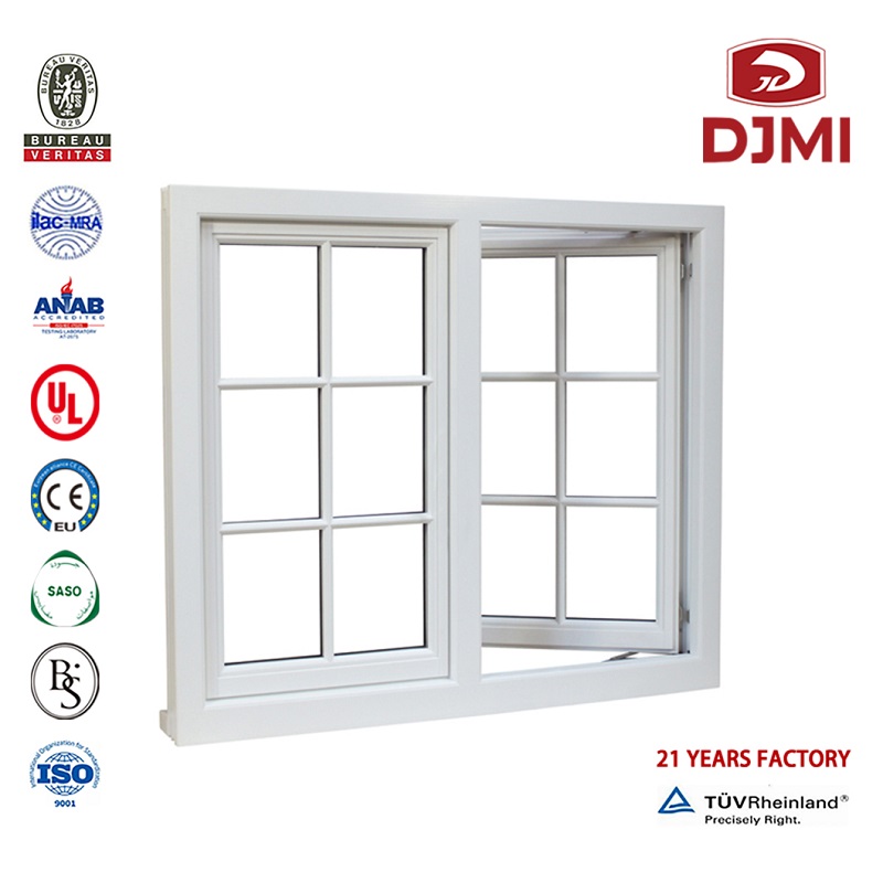 Alumínium keret szigetelt ablakok Új Temporált Üveg Legkésőbbi tervezési Alumínium Blinds Aluminium Casement Windows Dupla Glased Windows Brand New Latest Design Blinds Aluminium Casement Windows Model for Africa Top Hung Window