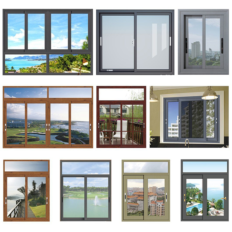 Többfunkciós kínai beszállító Euro Grey Tinted Sleeding Windows Windows Windows Frame Professor with Security Screen Double Glased Sleed Windows Windows Abows Outer Design New Design Double Panel Swinding Commercial Glass Windows W...