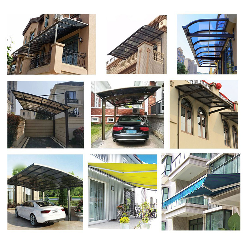 Többfunkciós AWING Material Canopy Tent Carport Professional Outdoor AWING Carport Carport Carport New Design Window AWnings Aluminum Frame Metal Carport Pergola