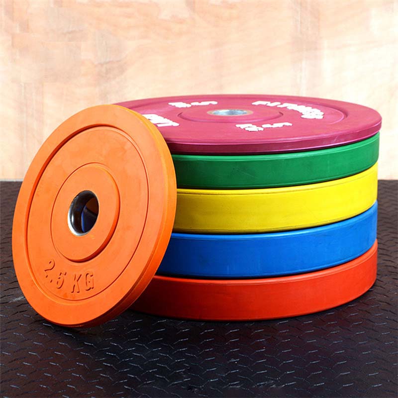 Fitness Custow Gym Rubber Rubber Competition Weight Lifting Bumper Plates for Sale