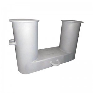 Acélcsónak tartozékai, dupla keresztgerendák a hajó kikötéséhez