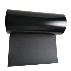 Tűzgátló energiaszigetelő film Fekete tűzálló PC film Hőálló jegesedésű szigetelő fólia alakítható ki.