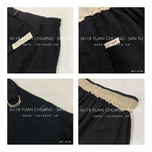 Loose Women\\\\\\ s Pants, amelyeket minden alkalomhoz igazítottak, a legkényelmesebb alkalmi 11768 stílusú pamut ágynemű egyedi stílusú, stílusos és laza nadrág poliészter pánttal