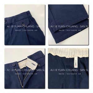 Loose Women\'’s Pants, amelyeket minden alkalomra szabottak, a legkényelmesebb alkalmi stílusú pamutvászon, egyedi 11686 stílusú és laza nadrág