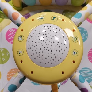 Plasztik kör alakú babamozgás playmat/play edzőterem-kacsa