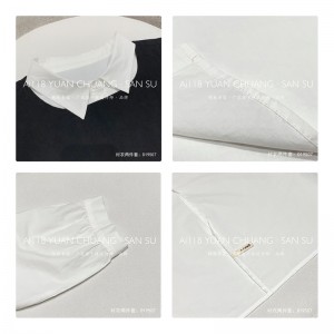 Laza elrendezés Minimalista stílusos, sima, sima, sima, sima színű, ellenőrzött, túlméretezett 19507, hosszú, laza ing + bőrkabát