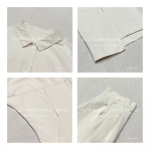 Laza elrendezés Minimalista stílusos, átlagos, szilárd színű, sávos, ellenőrizve túlméretezett 17839-es, laza póló