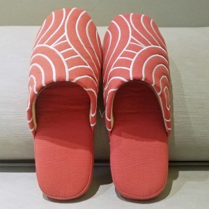 Japán Embardiery Mule Slippers