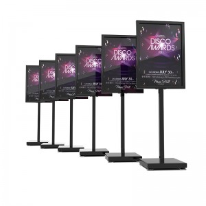 TMJ PP-554 Forró eladó padló állvány A4 állítható papírtartó A3 poszter kijelző