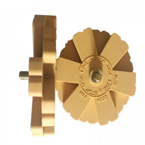 Forró értékesítési gumitörlő kerekes dekalikus eltávolító kerekes dekás autótapéta kerámia csiszoló szerszám