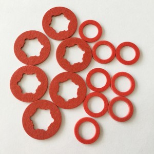 Magas hőmérsékletnek ellenálló kerek gyors papír, tűzálló piros gyors papír, elektromos szigetelő papír