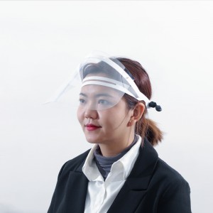 Új divat ködgátló Teljes tiszta, színes, színezett, állítható arcvédő műanyag