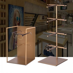 TMJ PP-568 padlón álló új design divatos fém vas napszemüveg kijelző állvány