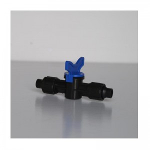 Dupla zár keresztül szelep