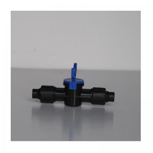 Dupla zár keresztül szelep