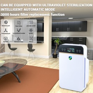 Egészséges anion levegőtisztító