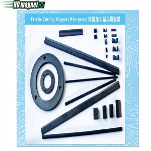 Ferrit vágómágnes (nedves prés)