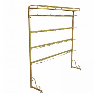 TMJ PP-580 Mozgatható kampós polc akasztható fülbevaló nyaklánc ékszeres kirakat