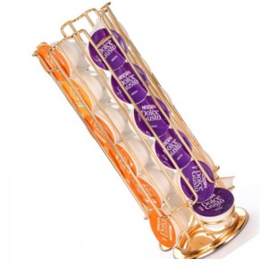 TMJ PP-582 360 fokkal forgatott fém nem kávébab hüvely állomás kávékapszula kijelző