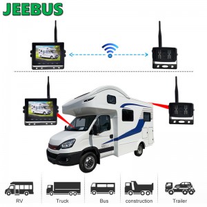 5 hüvelykes AHD vezeték nélküli WIFI kamera parkoló fordított kamera megfigyelő rendszer