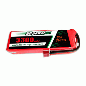 HD POWER 3300mAh 35C 3S 11.1V lipo akkumulátor
