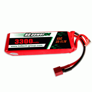 HD POWER 3300mAh 45C 3S 11.1V zsírakkumulátor