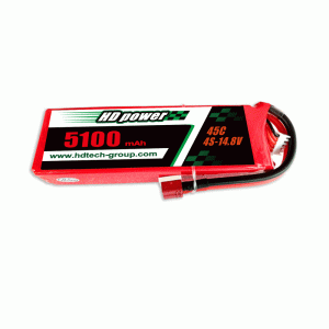 HD POWER 51000mAh 45C 4S 14.8V lipo akkumulátor