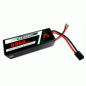 HD POWER 8000mAh 100C 2S 7,6 V Kemény tok HV LiPO akkumulátor