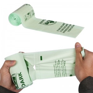 Komposztálható biológiailag lebomló hulladék szemeteszsák Kukoricakeményítő hulladék biológiailag lebomló zsákzsák