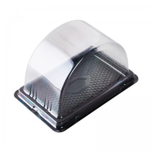 Eco Friendly Biodegradedable Compostel Cake Packing Box környezetileg tiszta buborékfóliás doboz sütemények számára