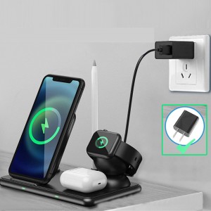 4 az 1-ben vezeték nélküli töltőállomás