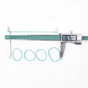 Gyári nagykereskedelmi átmérő 38 mm színű, nagy rugalmasságú öregedésálló biztonsági és környezetvédelmi gumiszalag az irodai kultúrához és oktatáshoz