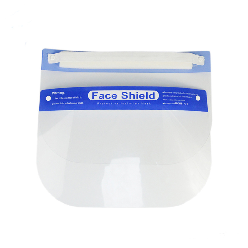 OEM forgalmazó biztonsági termék átlátszó műanyag szivacs arcvédő