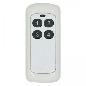 Új Customizált 4 billentyű univerzális garázsajtó távirányító/vezérlő cellaventilátor távirányító