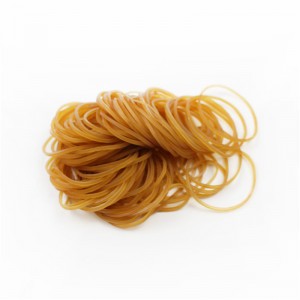 Nagy rugalmasságú öregedésgátló sárga átlátszó gumiszalag gyári nagykereskedelmi testreszabható gumigyűrű