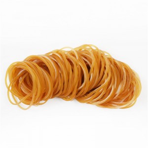 Nagy rugalmasságú öregedésgátló sárga átlátszó gumiszalag gyári nagykereskedelmi testreszabható gumigyűrű