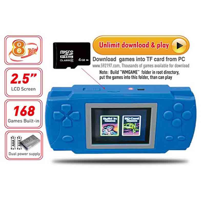 8Bit BL-826 2.5\\] kiterjeszthető TF Games Portable Game