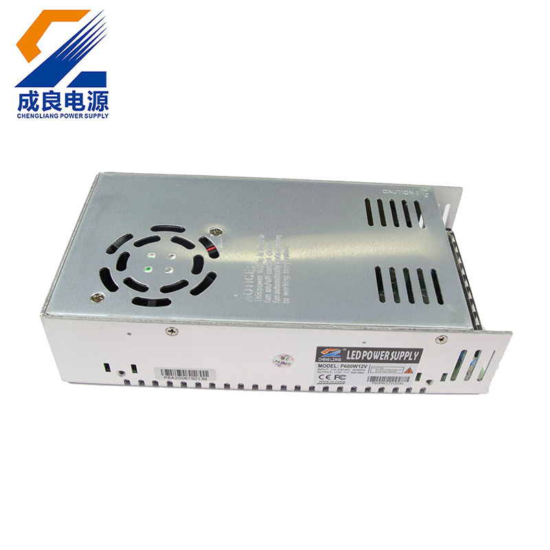 LED transzformátor 12V 50A 600W LED tápegység szalaglámpákhoz CCTV kamera lépés motor