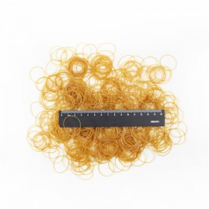 Gyárilag egyszínű sárga magasan rugalmas irodai kulturális és oktatási gyakorlati gumiszalag