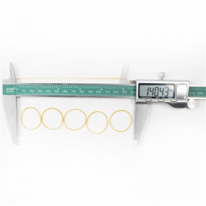 Gyárilag egyszínű sárga magasan rugalmas irodai kulturális és oktatási gyakorlati gumiszalag